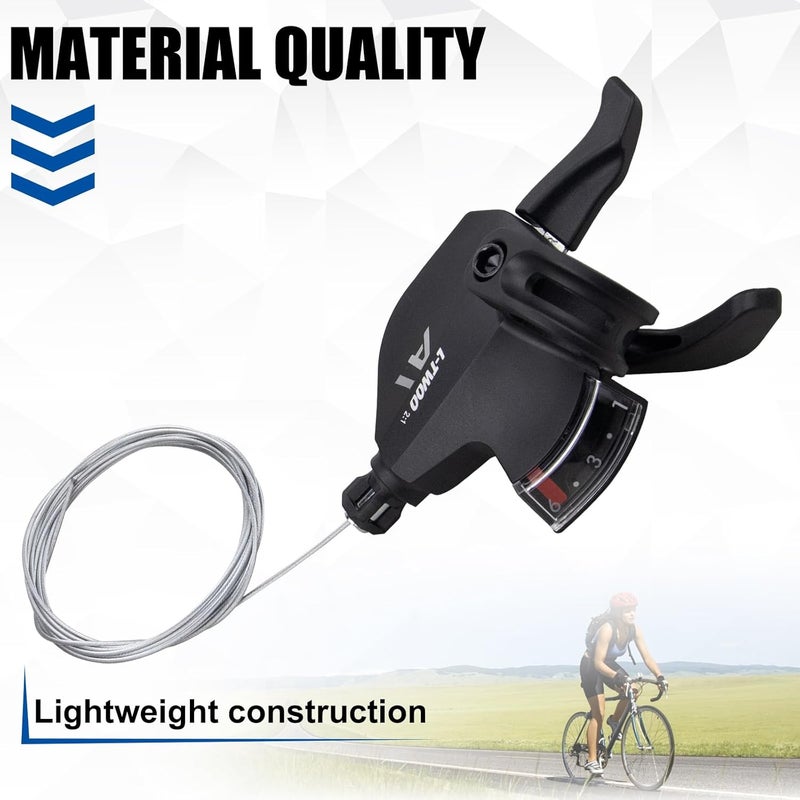 WEEROCK Bike Shifter Lever 6 Speeds Right Thumb Gear Shift Lever for Mountain Bicycle - Image 5